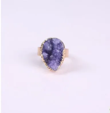 Agate Crystal Vintage Rings!