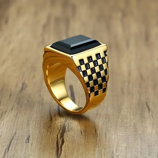Bohemian Crystal Inlaid Ring