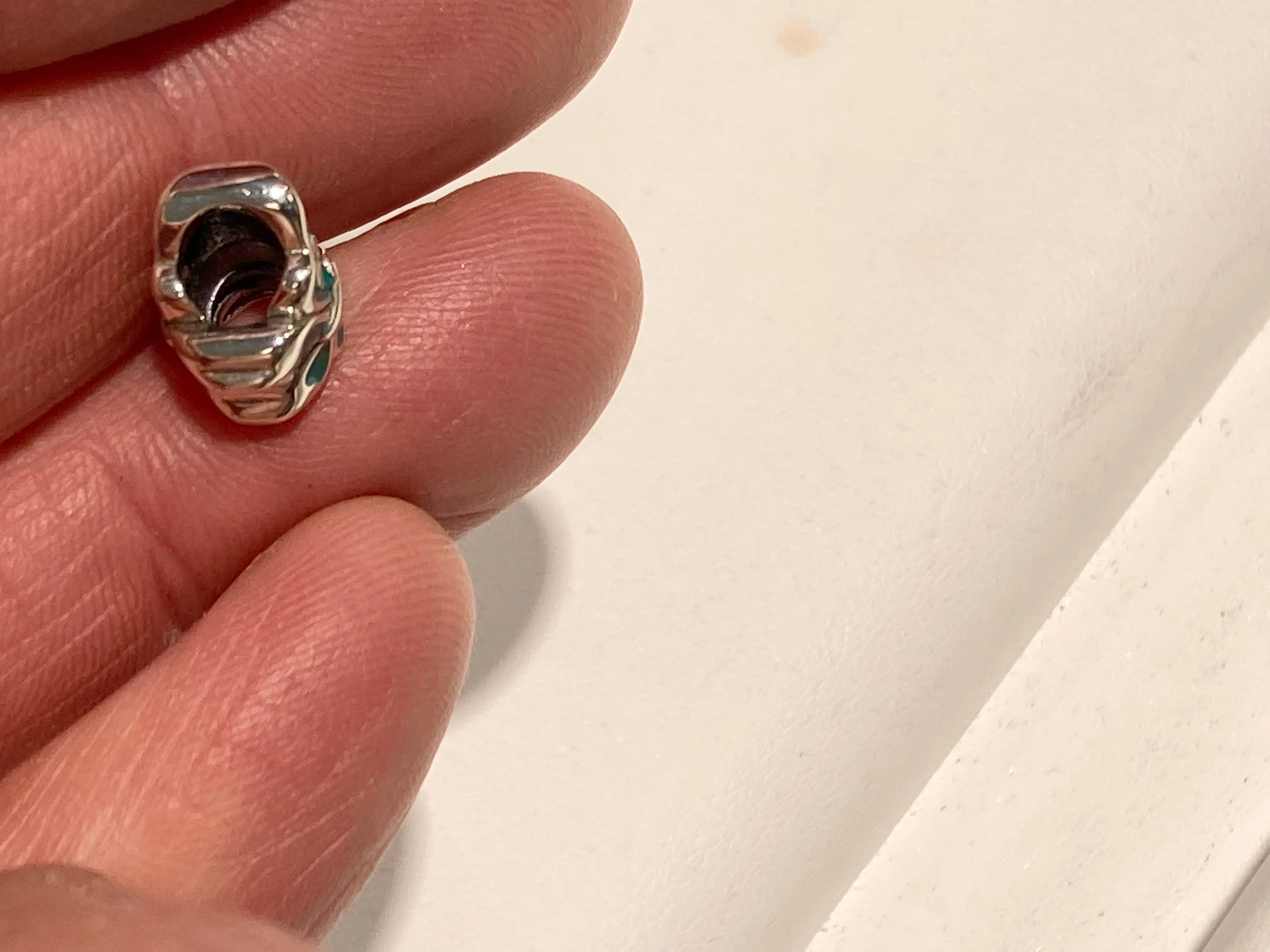 Butterfly Silver Bead