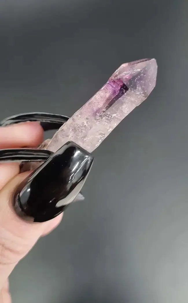 Chiredzi Amethyst Smoky Quartz Scepter Crystals
