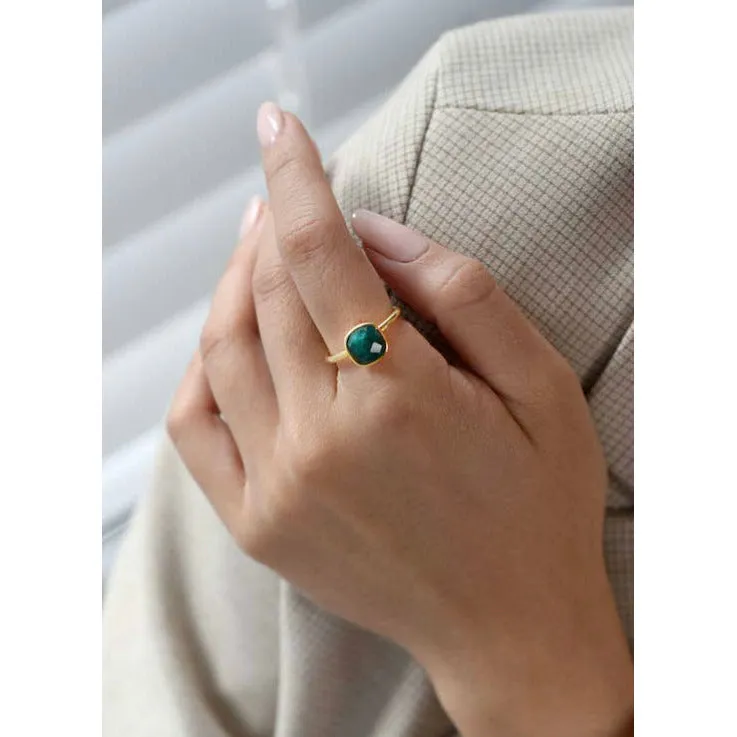 Claire Stone Gold Adjustable Ring