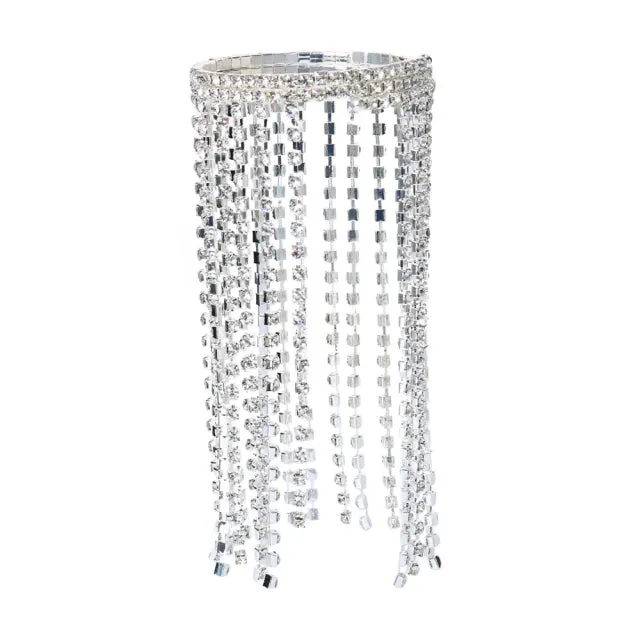 Full Rhinestone Tassel Adjustable Ankles Foot Chain Jewelry for Women