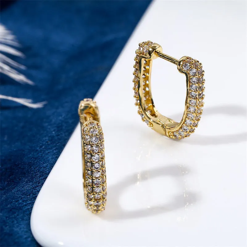 Greta Earrings- White