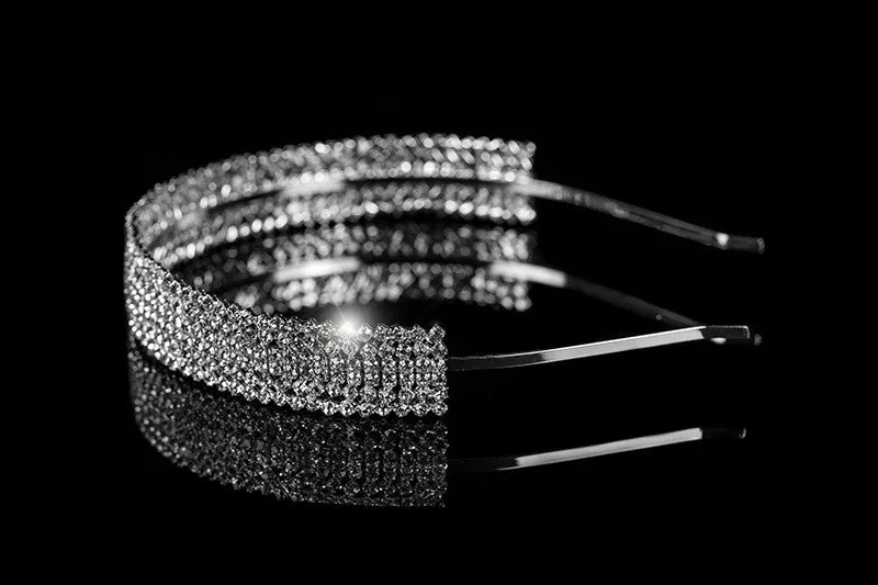Novia Rhinestone Cluster Statement Headband | Rhinestone
