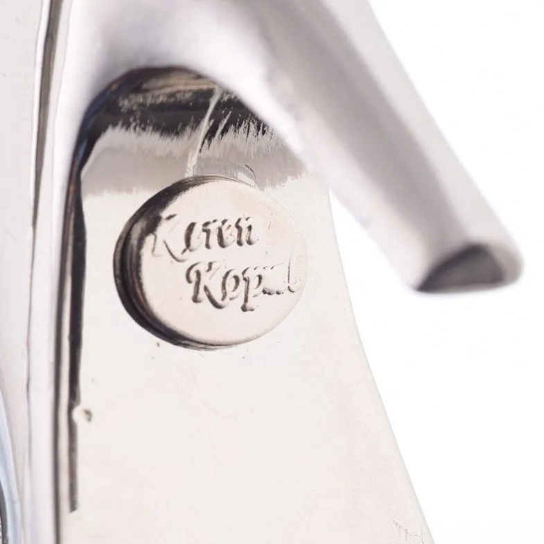 Silver Evening Shoe