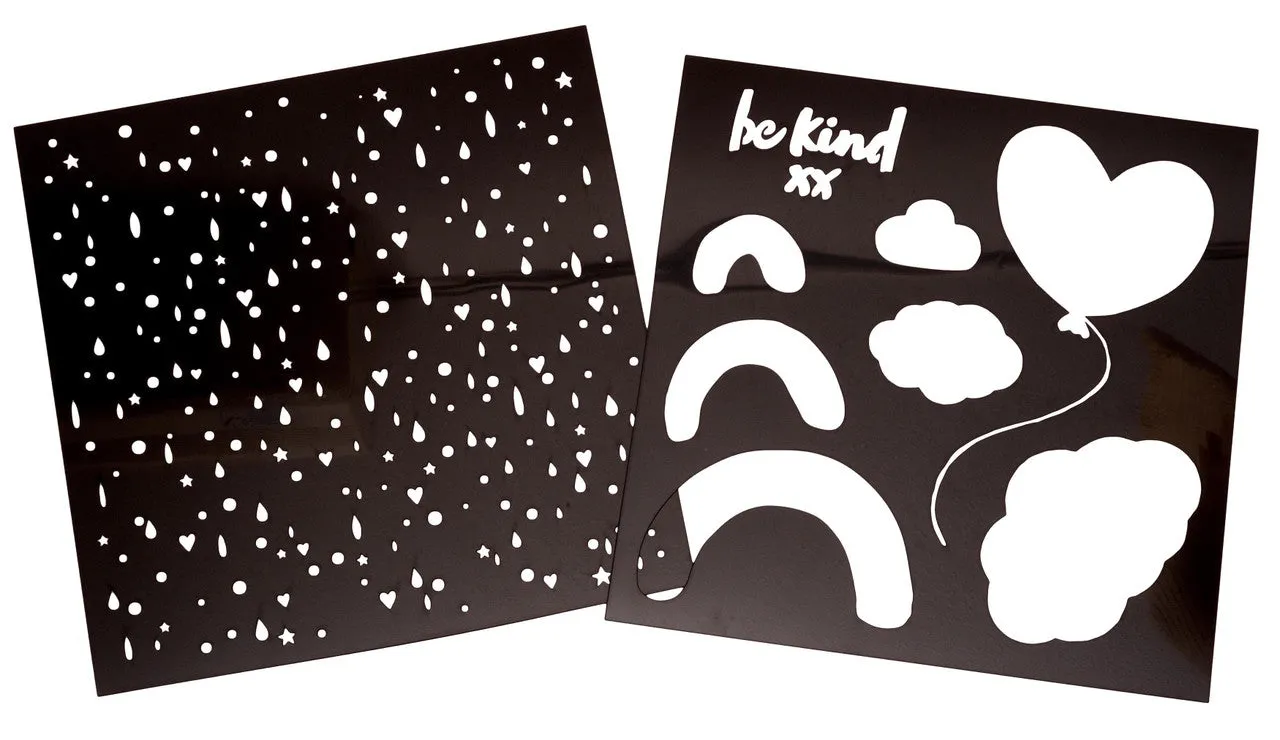 Studio Light Gorjuss Be Kind 8"X8" Stencil Nr. 251*