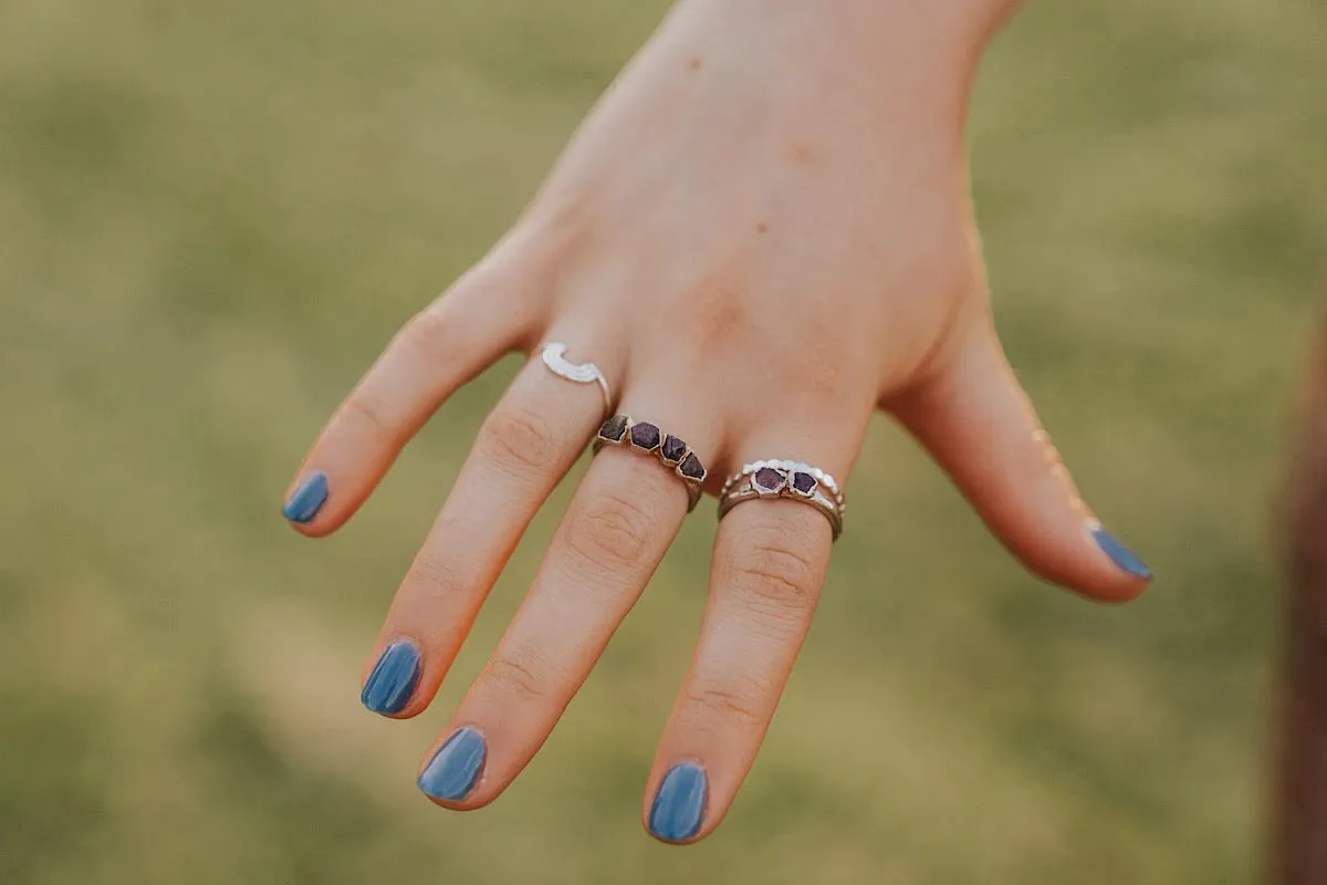 Summer Date · July Stackable Ring