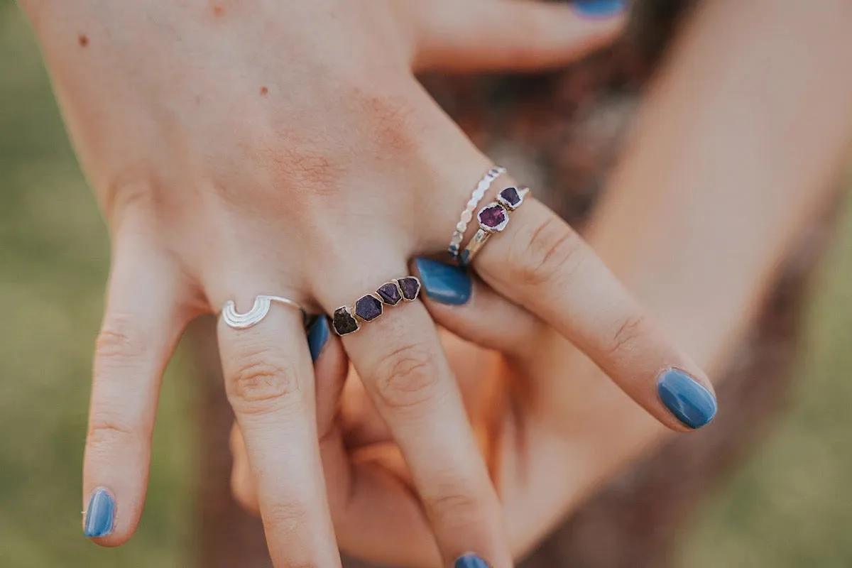 Summer Date · July Stackable Ring