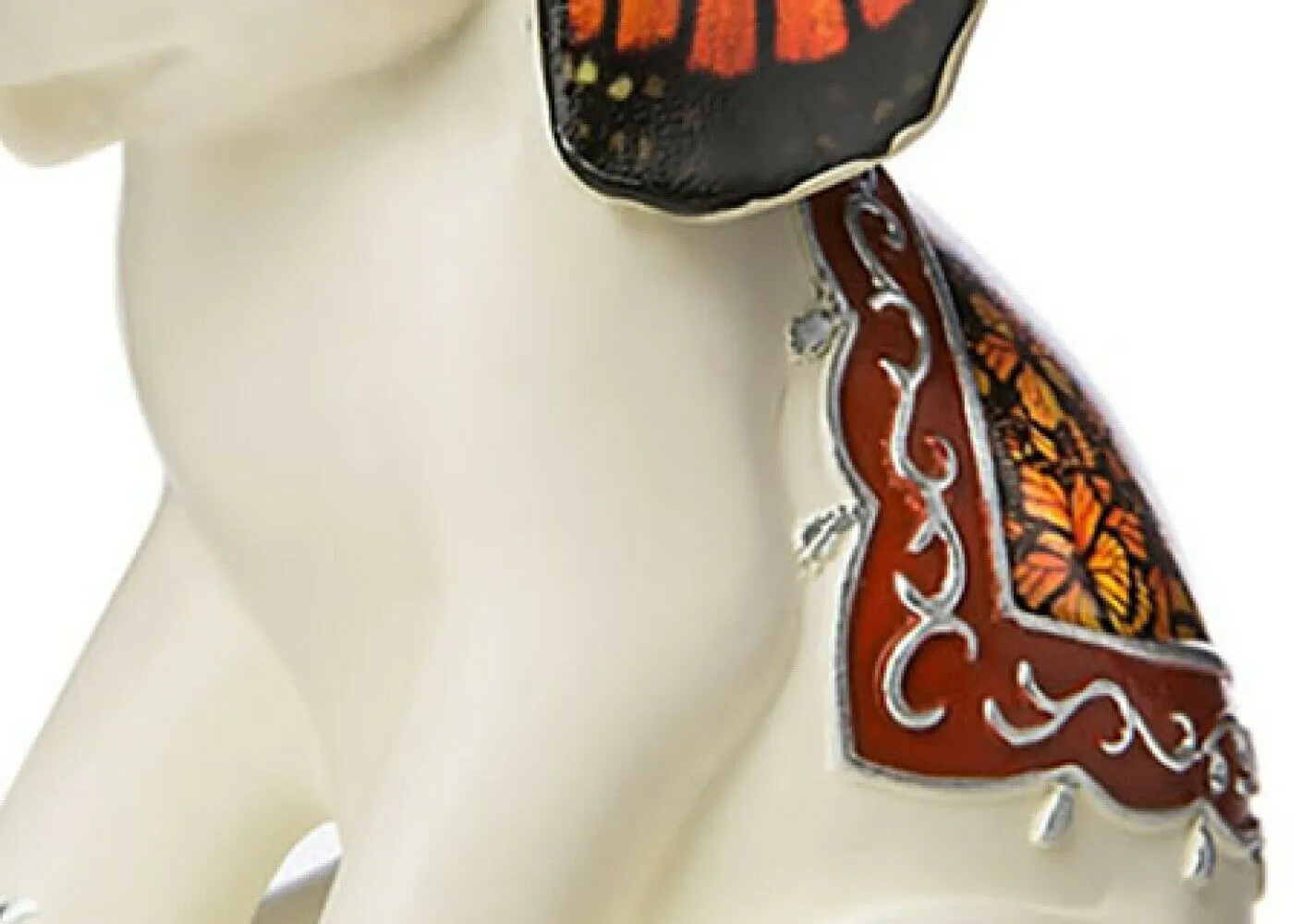 The Hamilton Collection Magical Monarch Butterfly and Elephant Figurine