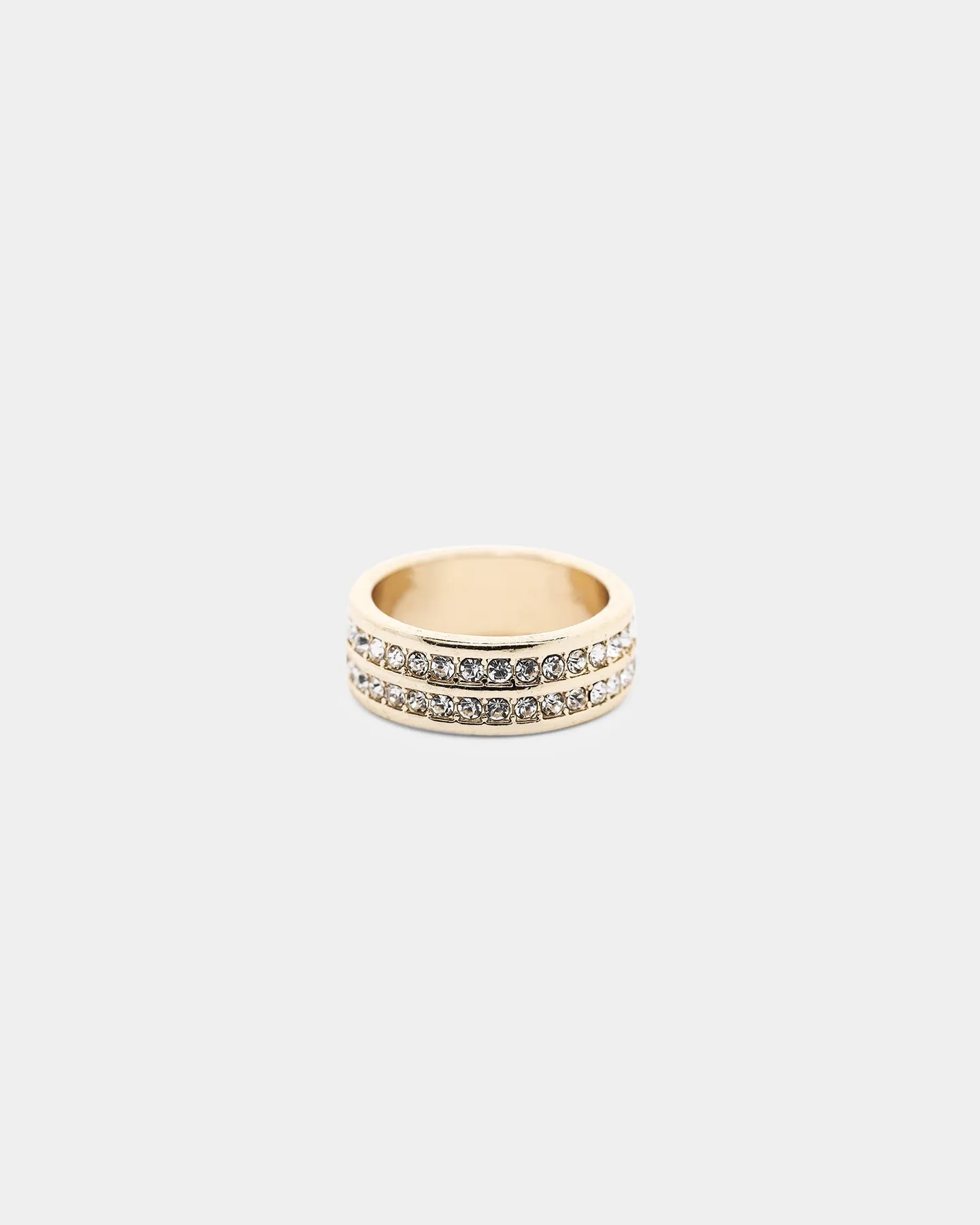 Wild for the Weekend Scripted Crystal Ring Pack Gold